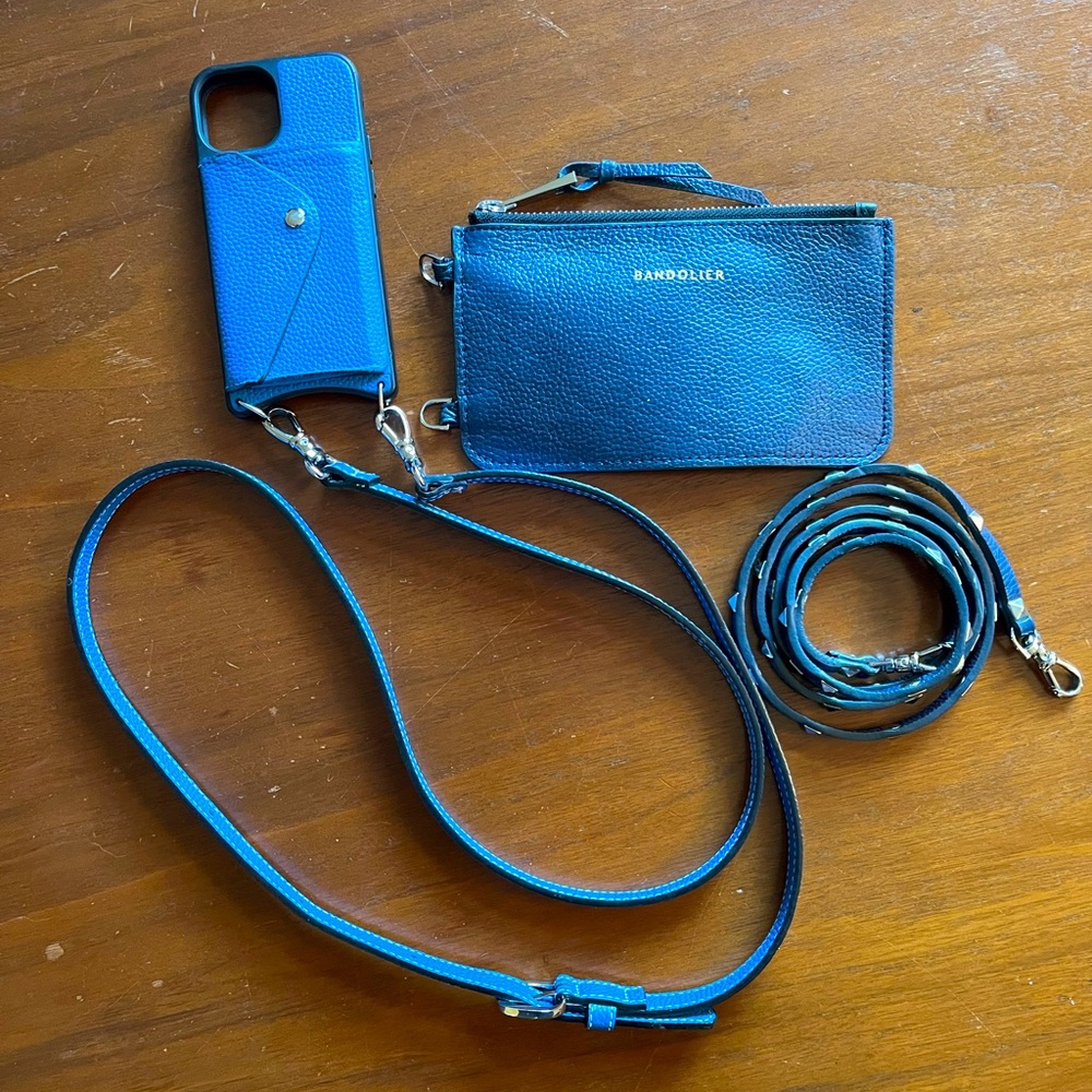 iPhone 13 mini Bandolier case strap set bundle
